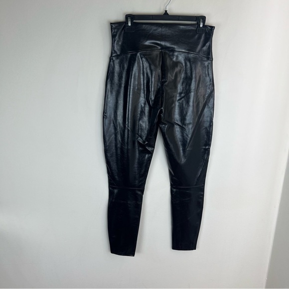 SPANX faux patent leather leggings black size XL - Picture 9 of 11